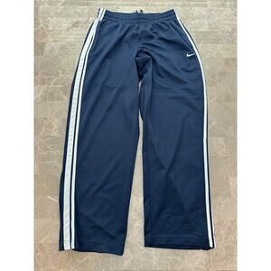 Vintage Nike Mini Swoosh Track Pants Size Extra Large Y2K Grey Tag